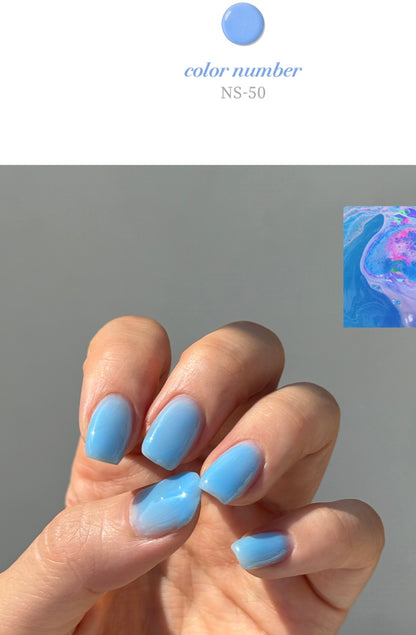 NEKOGEL Bath Bomb 10 Color Syrup Gel Nail Polish Set