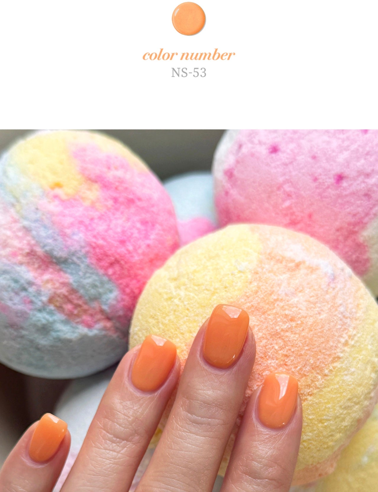 NEKOGEL Bath Bomb 10 Color Syrup Gel Nail Polish Set