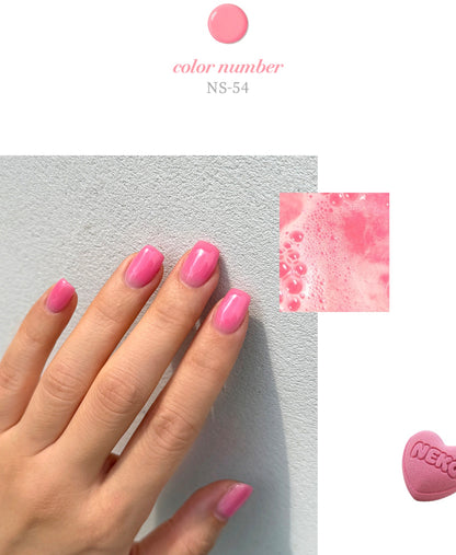 NEKOGEL Bath Bomb 10 Color Syrup Gel Nail Polish Set
